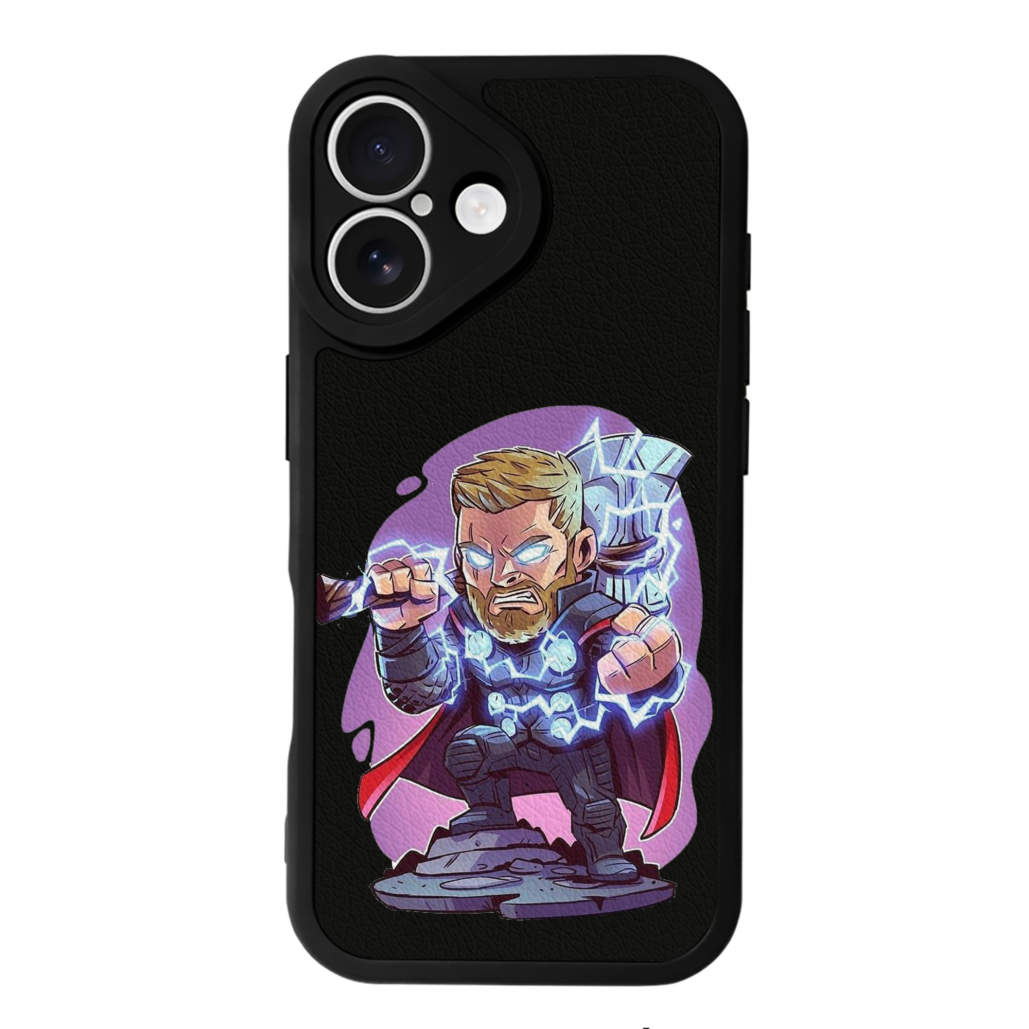 （画像用） アベンジャーズ The Avengers 【iPhone 16シリーズ対応】シリコンスマホケース（レザー調） 材質：シリコン